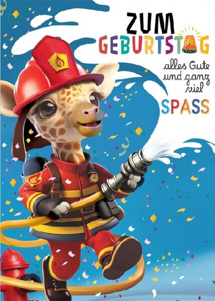 Bill. Geb. Kinder Feuerwehr