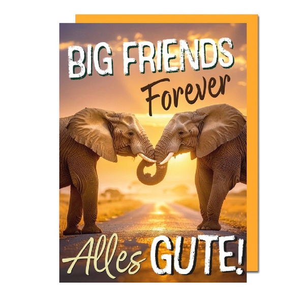 Bill. Glückwunsch Elefanten