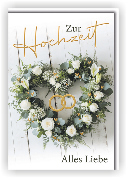 Bill. Vermählung Herzkranz
