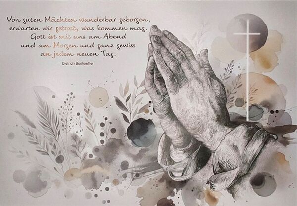 Bill. Trauer Hände quer