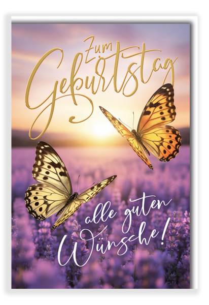 Bill. Geburtstag Schmetterling