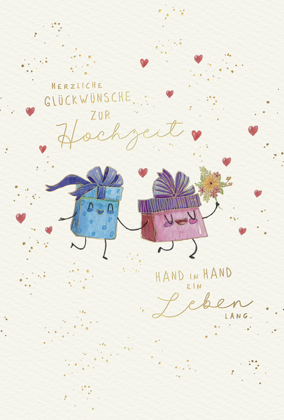 Bill. Vermählung Hand in Hand