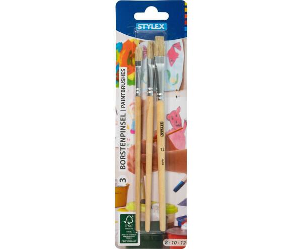 Pinsel-Set Borste 3-teilig