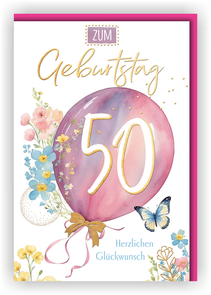 Bill. FZ 50 Ballon, floral