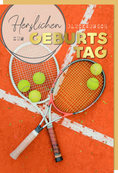 Bill. Geburtstag Tennis Bill. Geburtstag Tennis