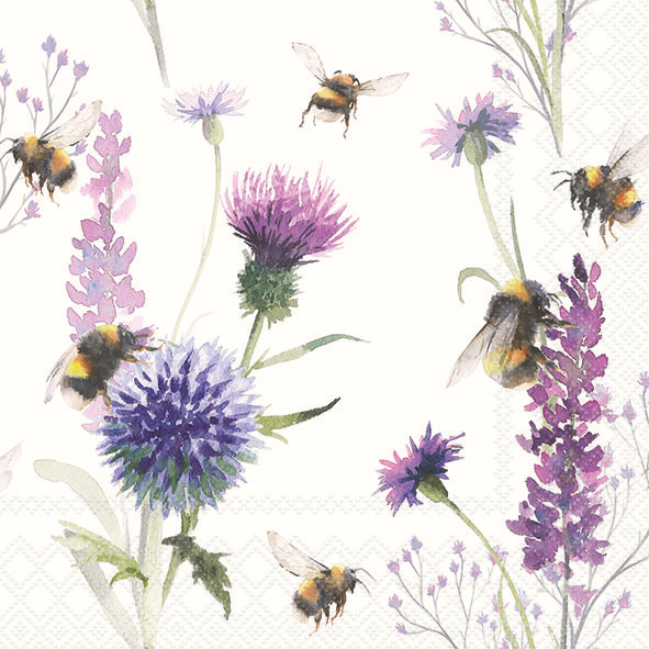 Serv. 33/33 Hummel auf Blüte Serv. 33/33 Hummel auf Blüte