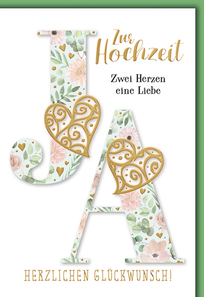 Bill. Vermählung JA + Herzen