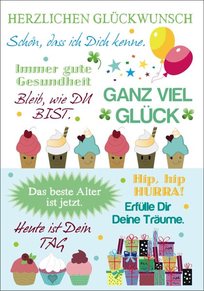 Bill. Geburtstag Muffin