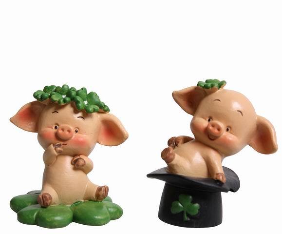 Schweinchen mit Deko 6 cm