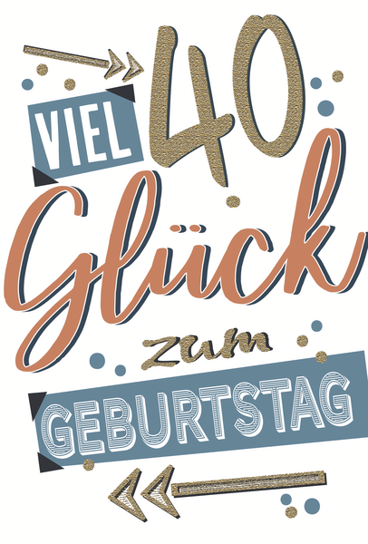 Bill. Fixzahl Glück 40