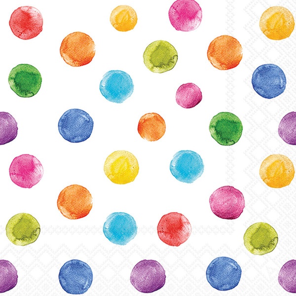 Servietten 33/33 Polka Dots