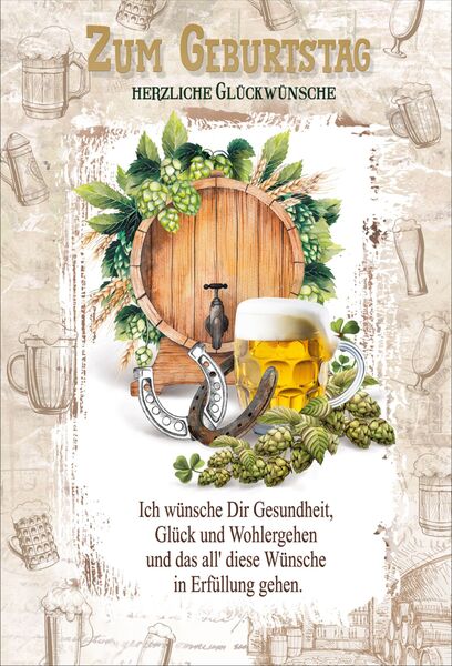 Bill. Geburtstag Bier
