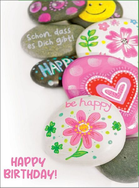 Bill. Geb. bemalte Steine Bill. Geb. bemalte Steine