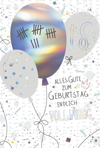 Bill. Fixzahl Ballons 18