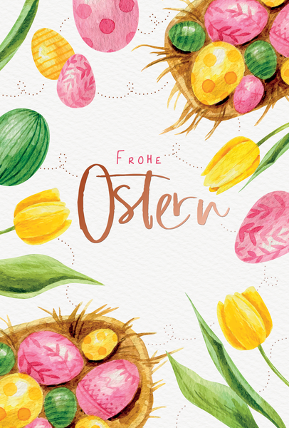 Bill. Ostern Tulpen/Eier
