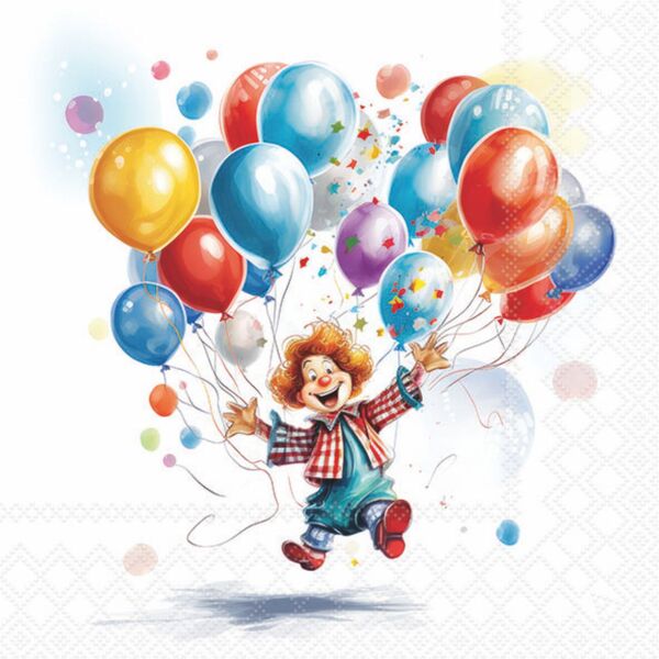 Servietten 33/33 Clown