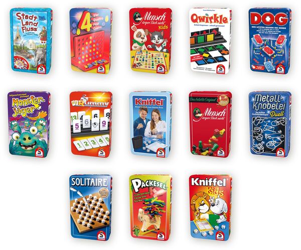 Mitbringspiele Metalldose