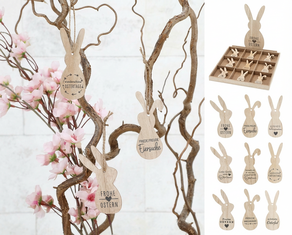 Hasen-Anhänger mit Sprüchen