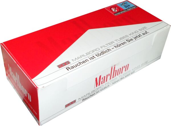 Marlboro RED Zig. Hülsen /200