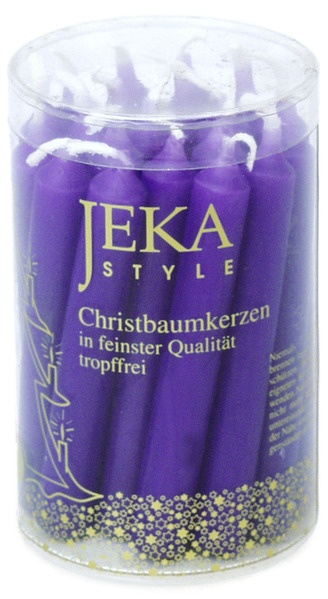 Christbaumkerzen / 20  lila