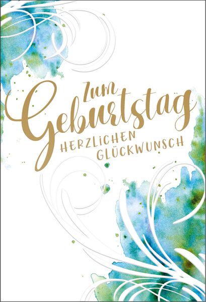 Bill. Geburtstag Schrift