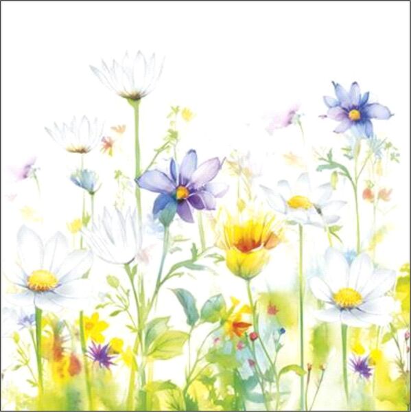 Servietten 33/33 Flowers