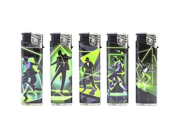 Feuerzeug Turbo Neon Dancers