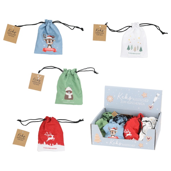 Geschenkbeutel+Keksausstecher
