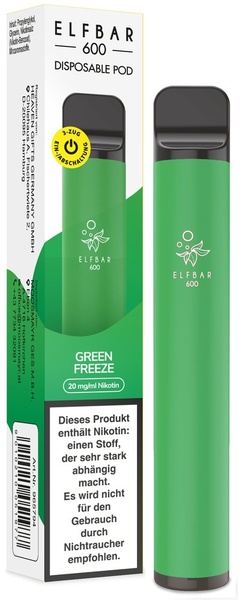 ELFBAR E-Zig. Green Freeze ELFBAR E-Zig. Green Freeze