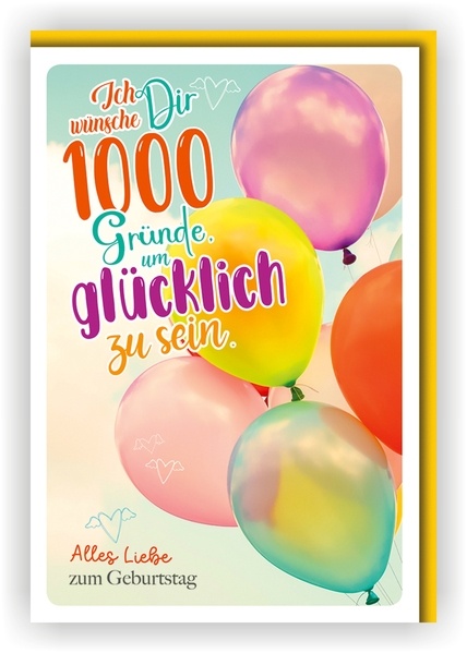 Bill. Geburtstag Luftballon