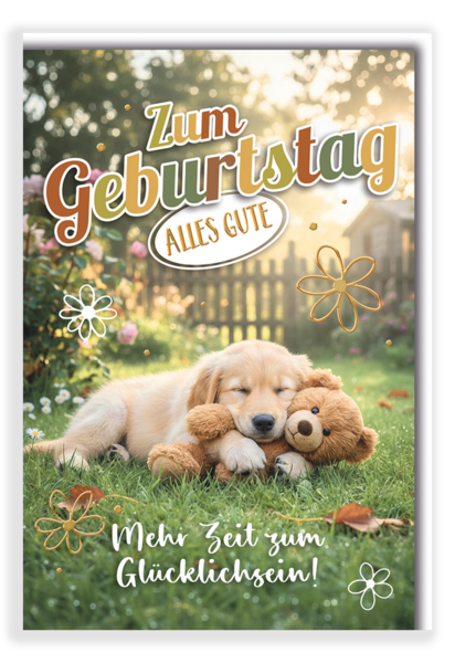 Bill. Geburtstag Hund