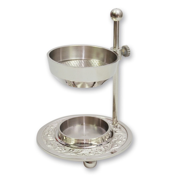 Weihrauch Stövchen vernickelt Weihrauch Stövchen vernickelt