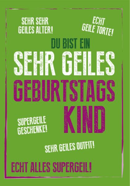 Bill. Geburtstag Schrift Humor