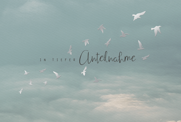 Bill. Trauer quer Himmel