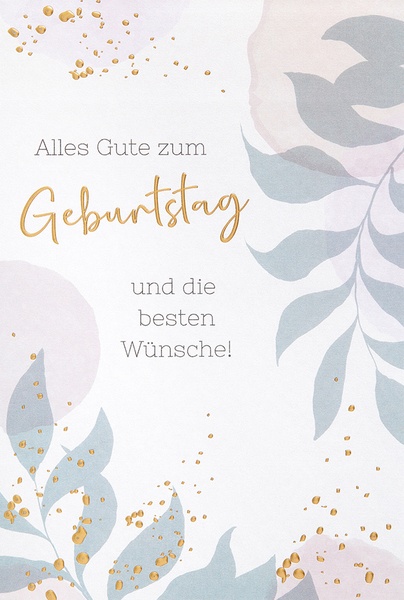 Bill. Geburtstag Floral