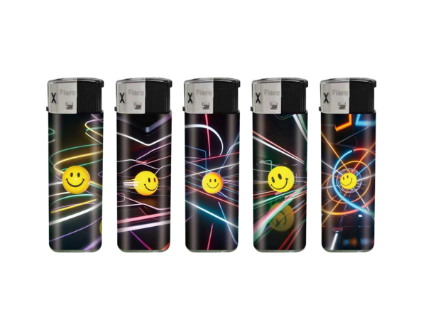Feuerzeug el. Neon Smile
