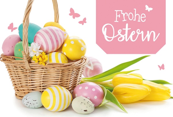 Bill. Ostern Eier/Korb quer