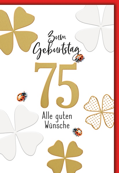 Bill. Geb. Fixzahl Klee 75