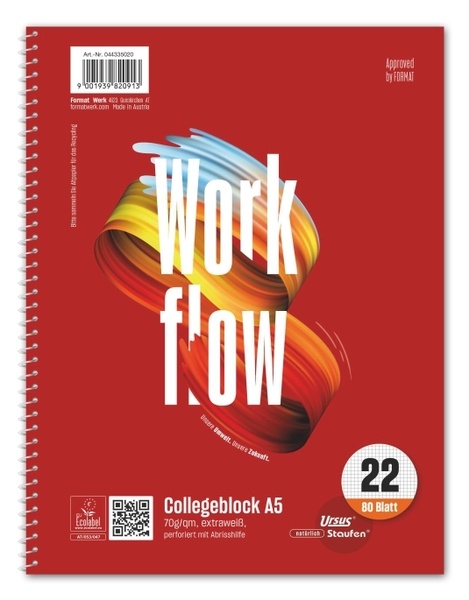 Kollegeblock A5/80 kariert Kollegeblock A5/80 kariert