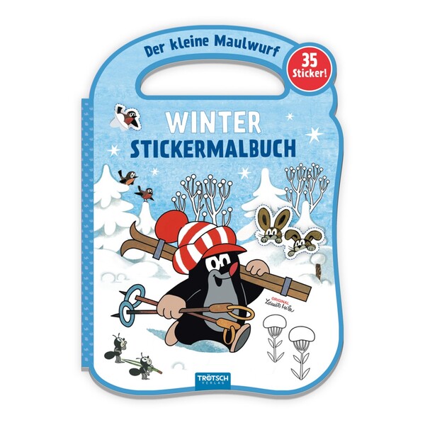 Winter-Stickermalbuch