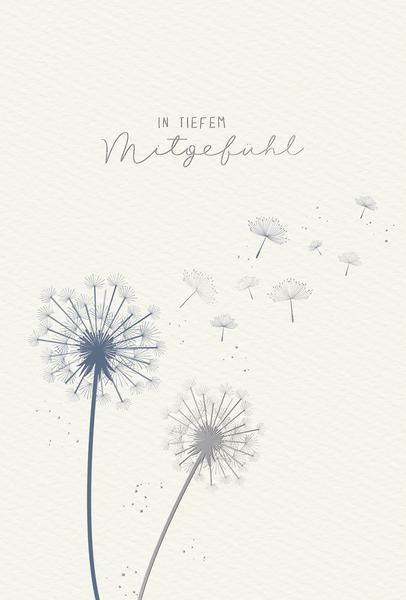 Bill. Trauer Pusteblume