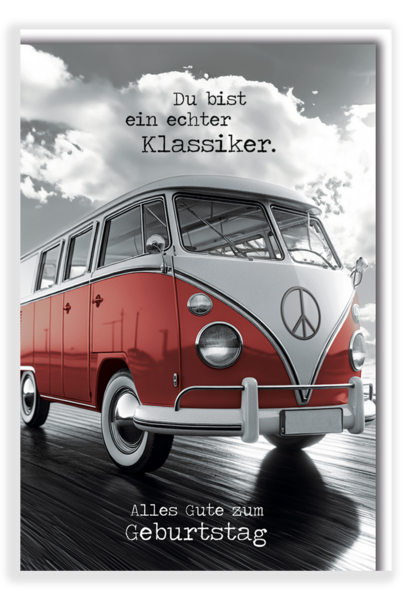 Bill. Geburtstag VW Bus