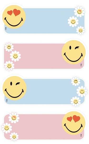 Buchetiketten Smileys