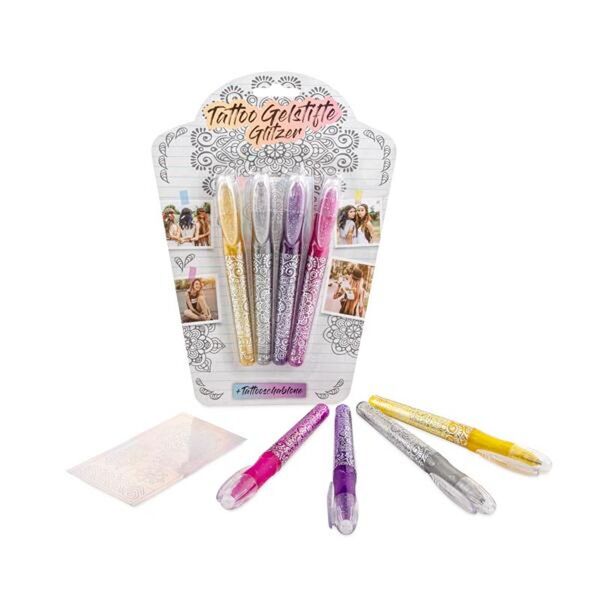 Tattoo Gelstifte Glitzer 4er Tattoo Gelstifte Glitzer 4er