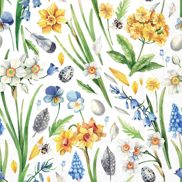 O-Serv. 33/33 Blumen + Federn