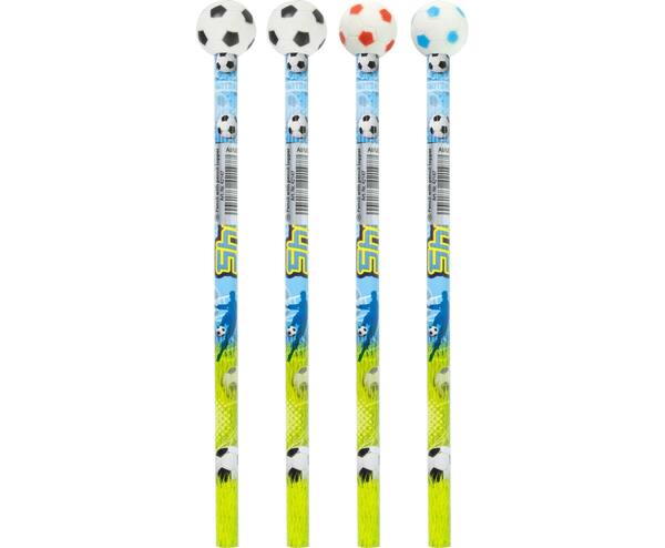 Bleistift+Radierer Fußball
