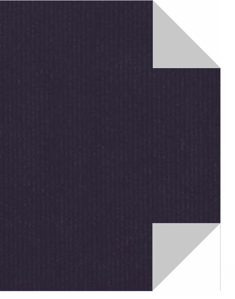 Offset Bogen Uni blau/silber