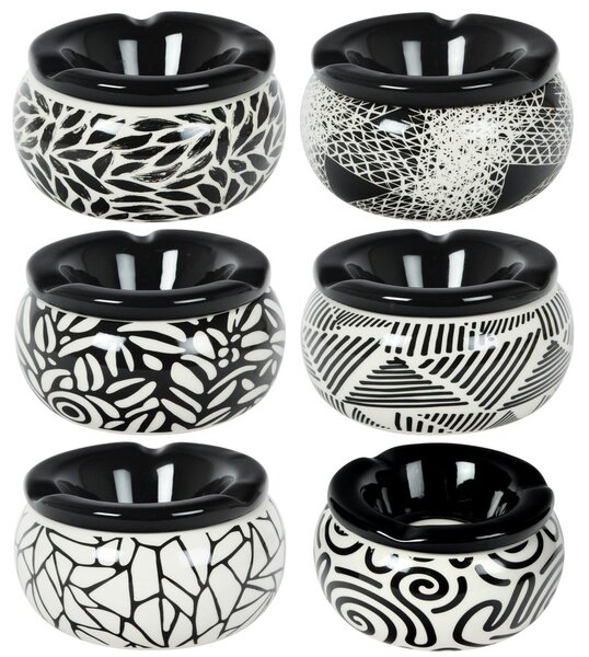 Keramikascher Black/White 12cm Keramikascher Black/White 12cm
