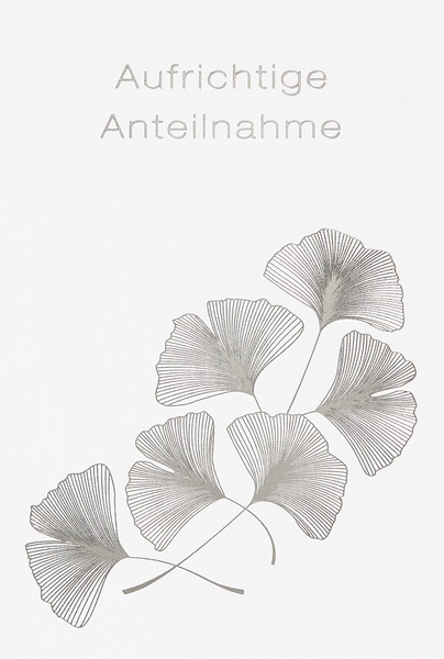 Bill. Trauer Ginkoblätter