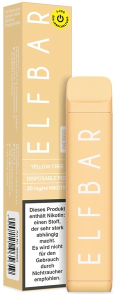 ELFBAR E-Zig. Yellow Cree ELFBAR E-Zig. Yellow Cree